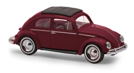 Busch 52991 - H0 - VW Käfer Oval - weinrot
